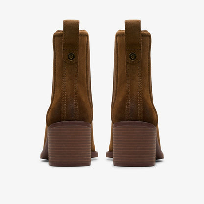 Chamberly Top Walnut Suede | Clarks outlet