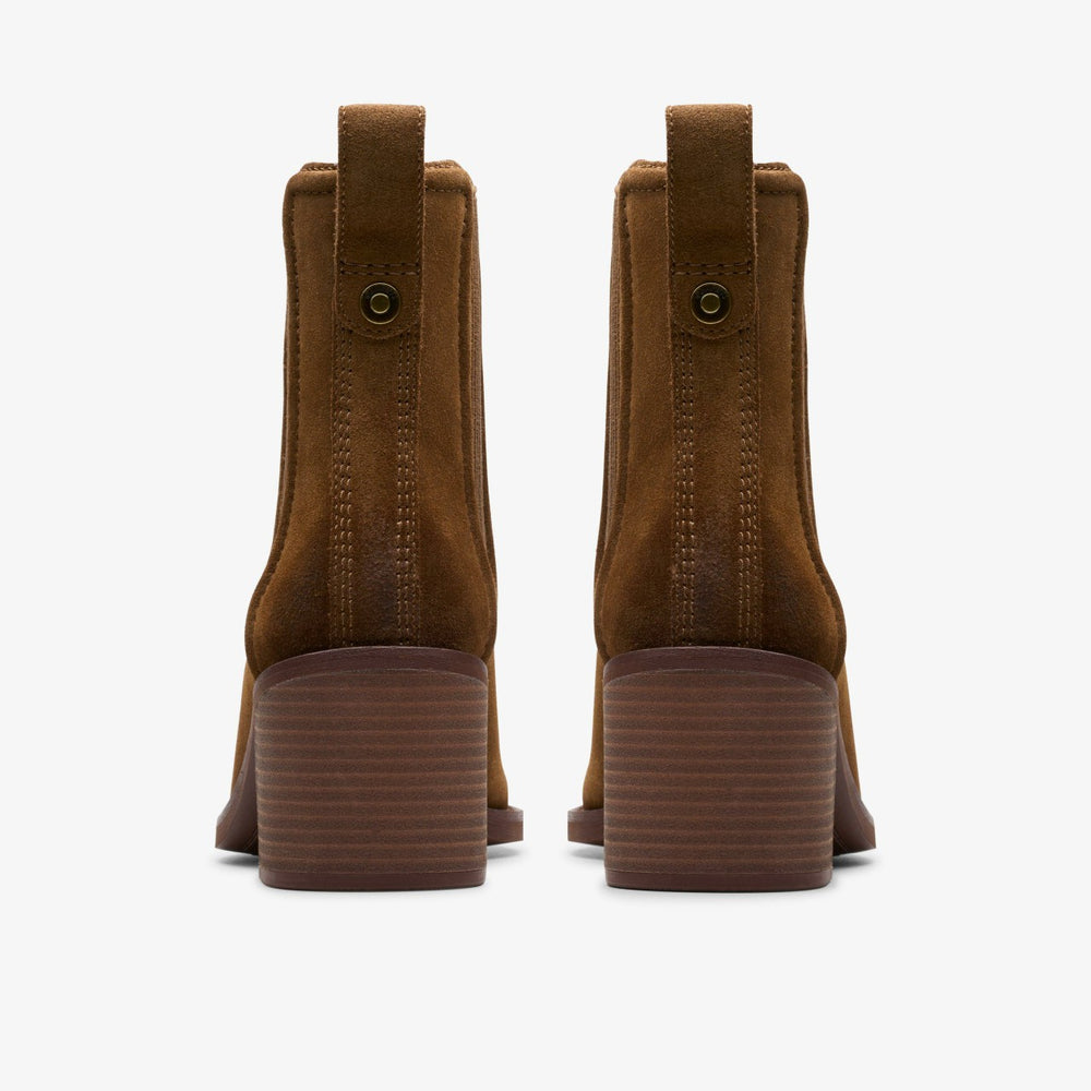 Chamberly Top Walnut Suede | Clarks outlet