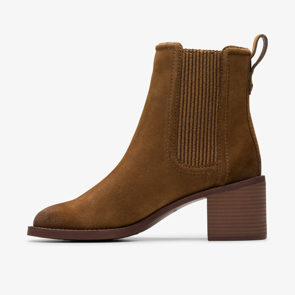 Chamberly Top Walnut Suede | Clarks outlet