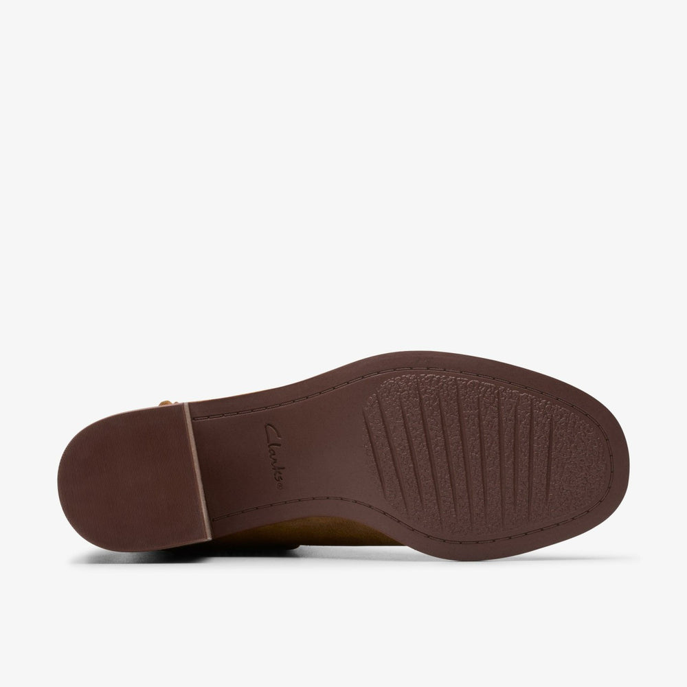 Chamberly Top Walnut Suede | Clarks outlet
