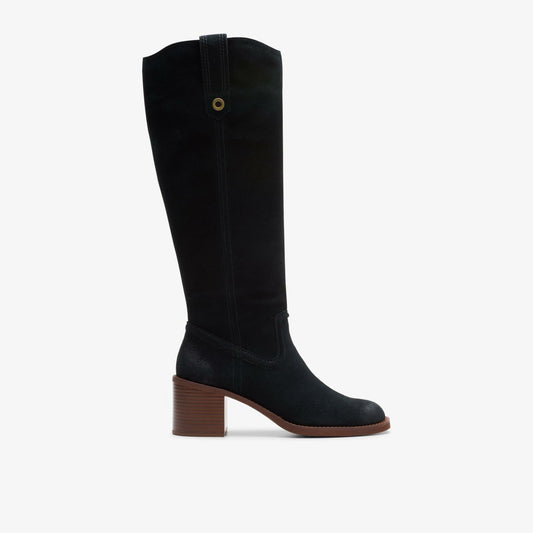 Chamberly Up Black Suede | Clarks online