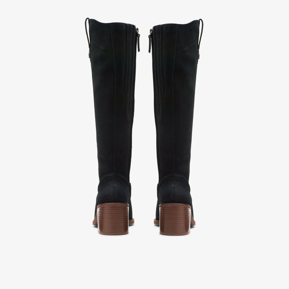 Chamberly Up Black Suede | Clarks online