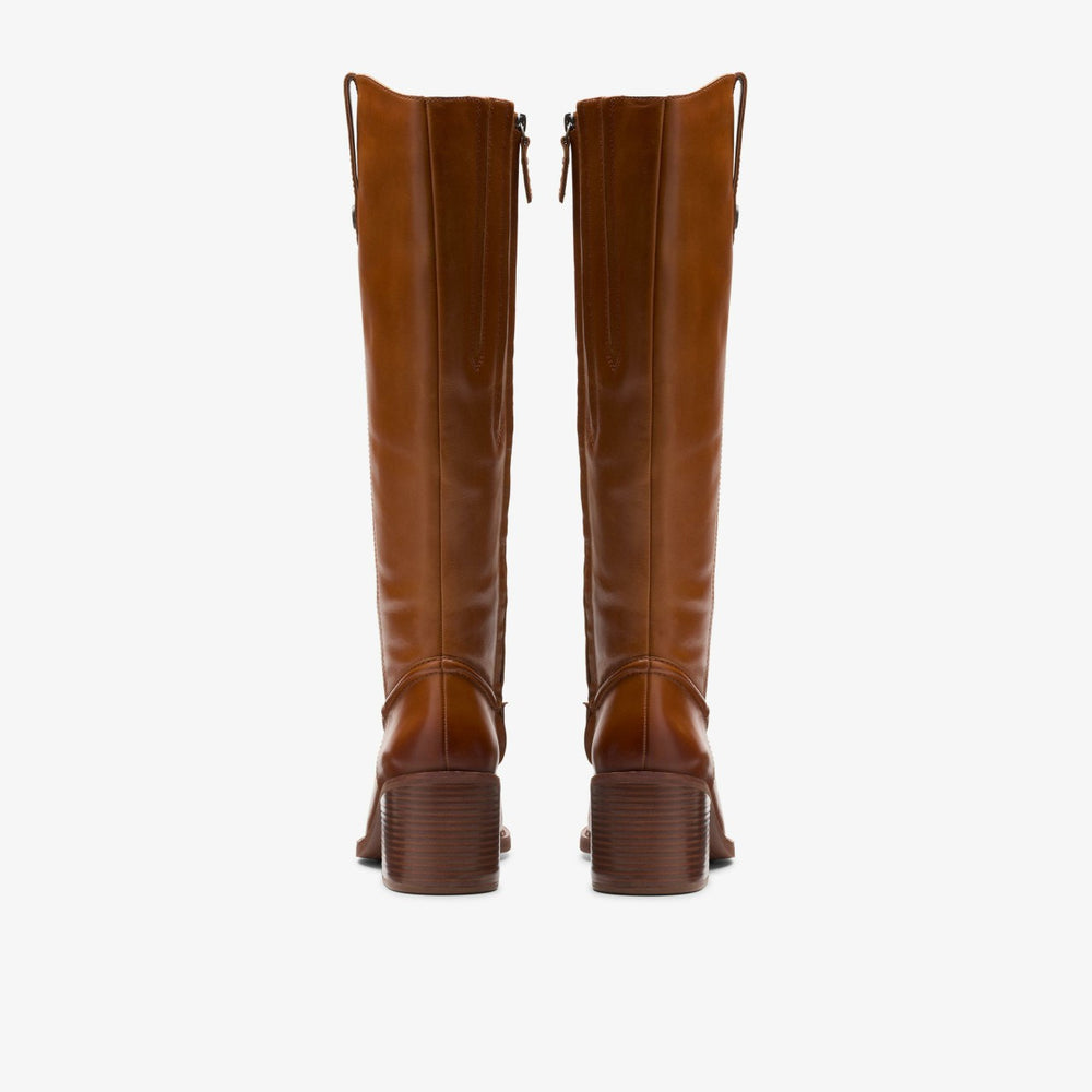 Chamberly Up Mid Tan Leather | Clarks discount