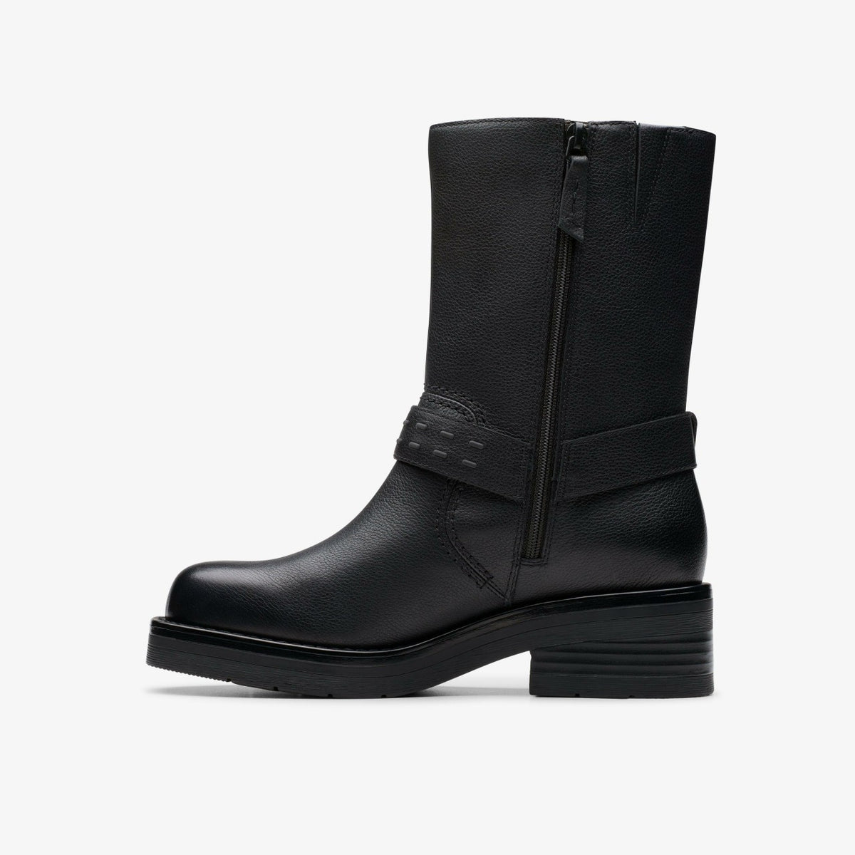 Rebelle Up Black Leather | Clarks for sale