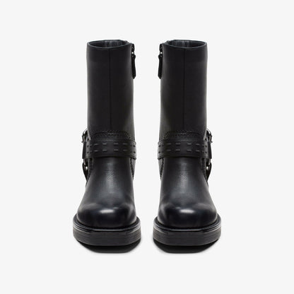 Rebelle Up Black Leather | Clarks for sale