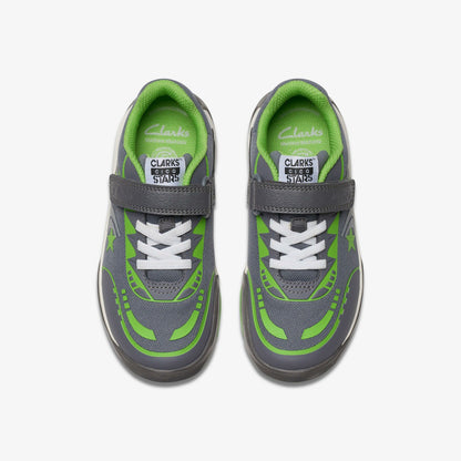 Cica Star Flex Kid Grey/Green | Clarks online
