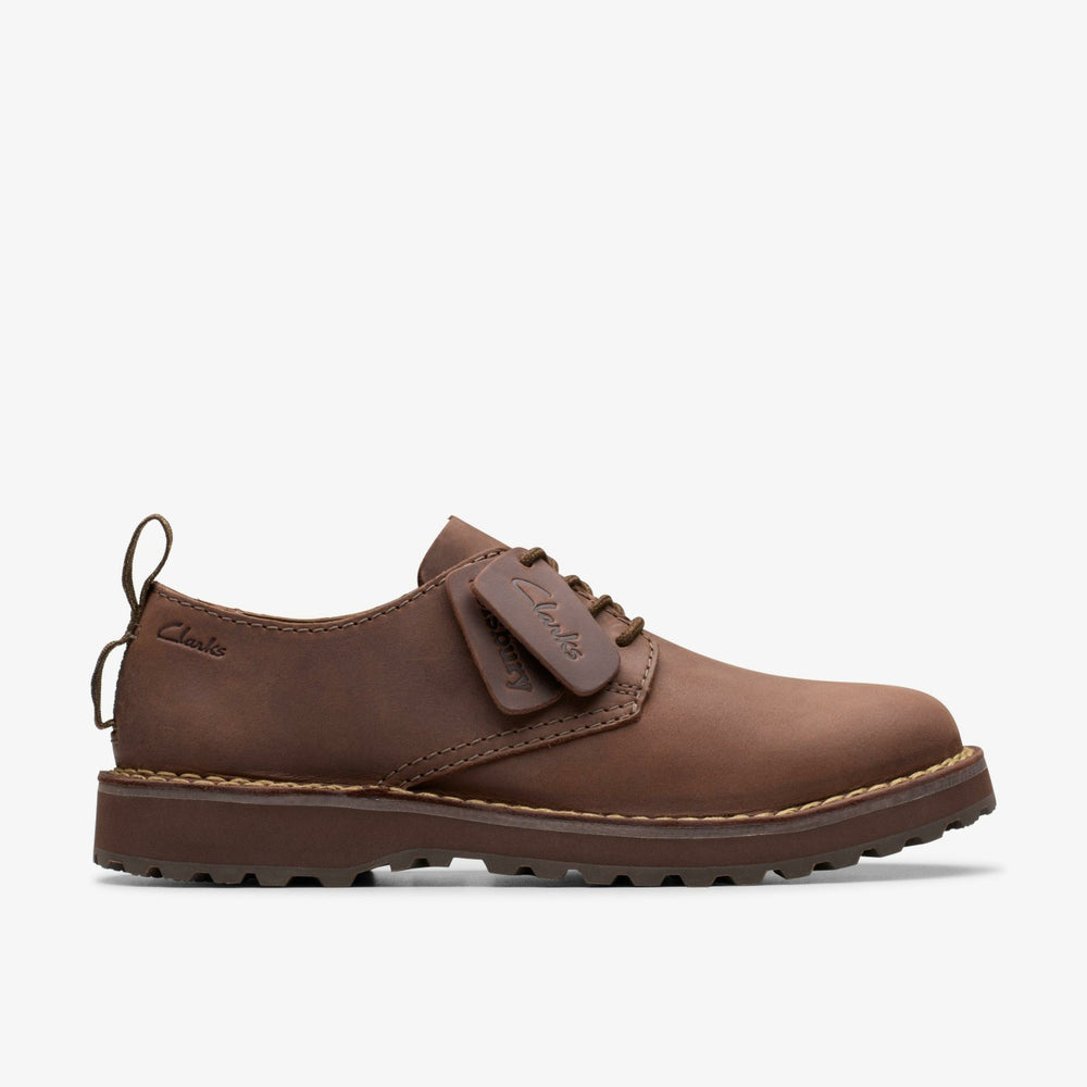 Solsbury Lace Dark Brown Leather | Clarks Sale