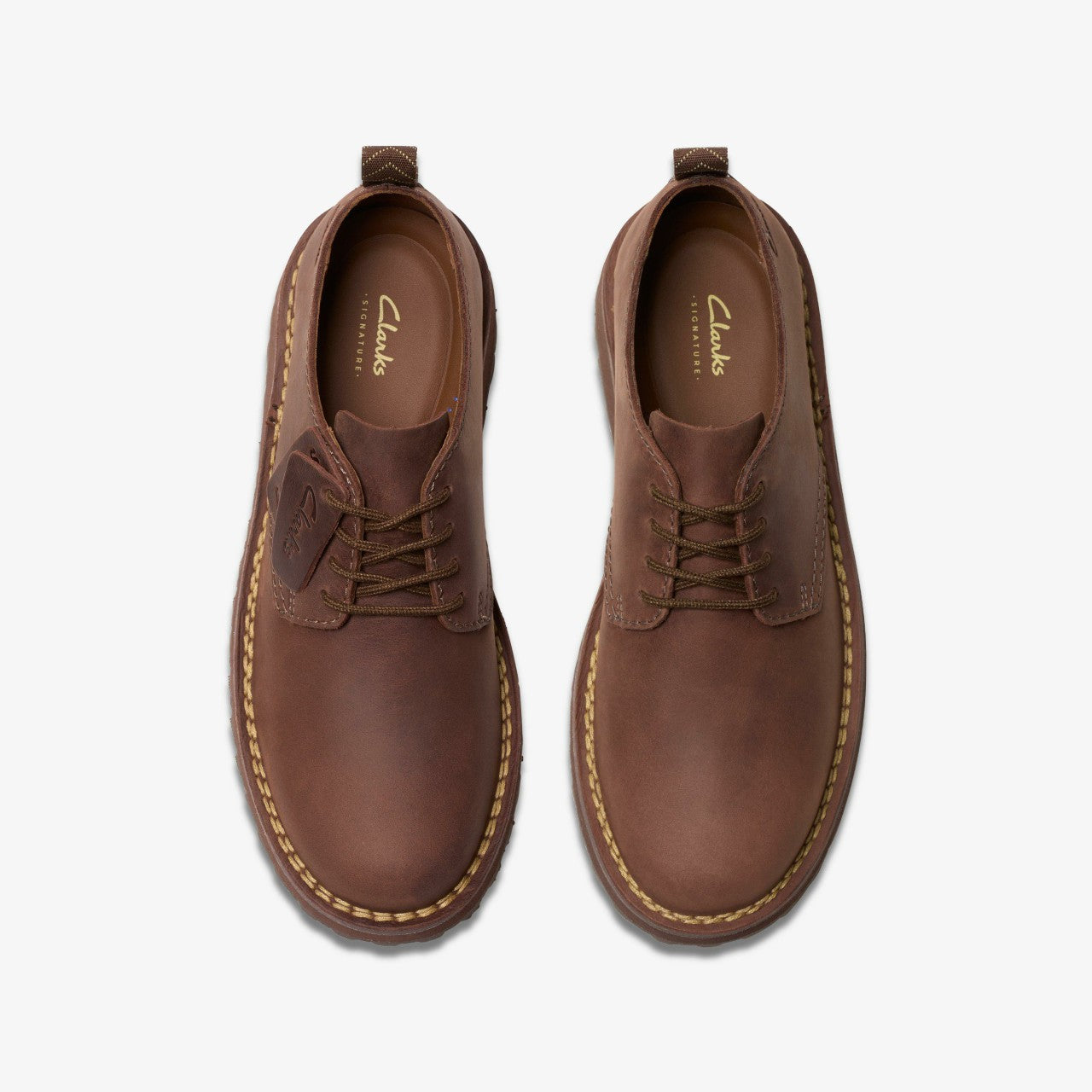 Solsbury Lace Dark Brown Leather | Clarks Sale