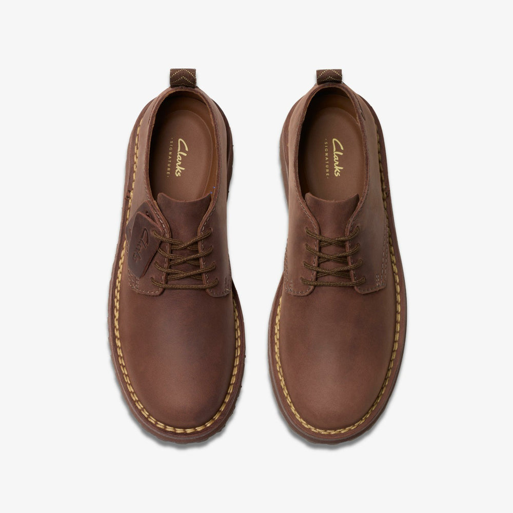 Solsbury Lace Dark Brown Leather | Clarks Sale