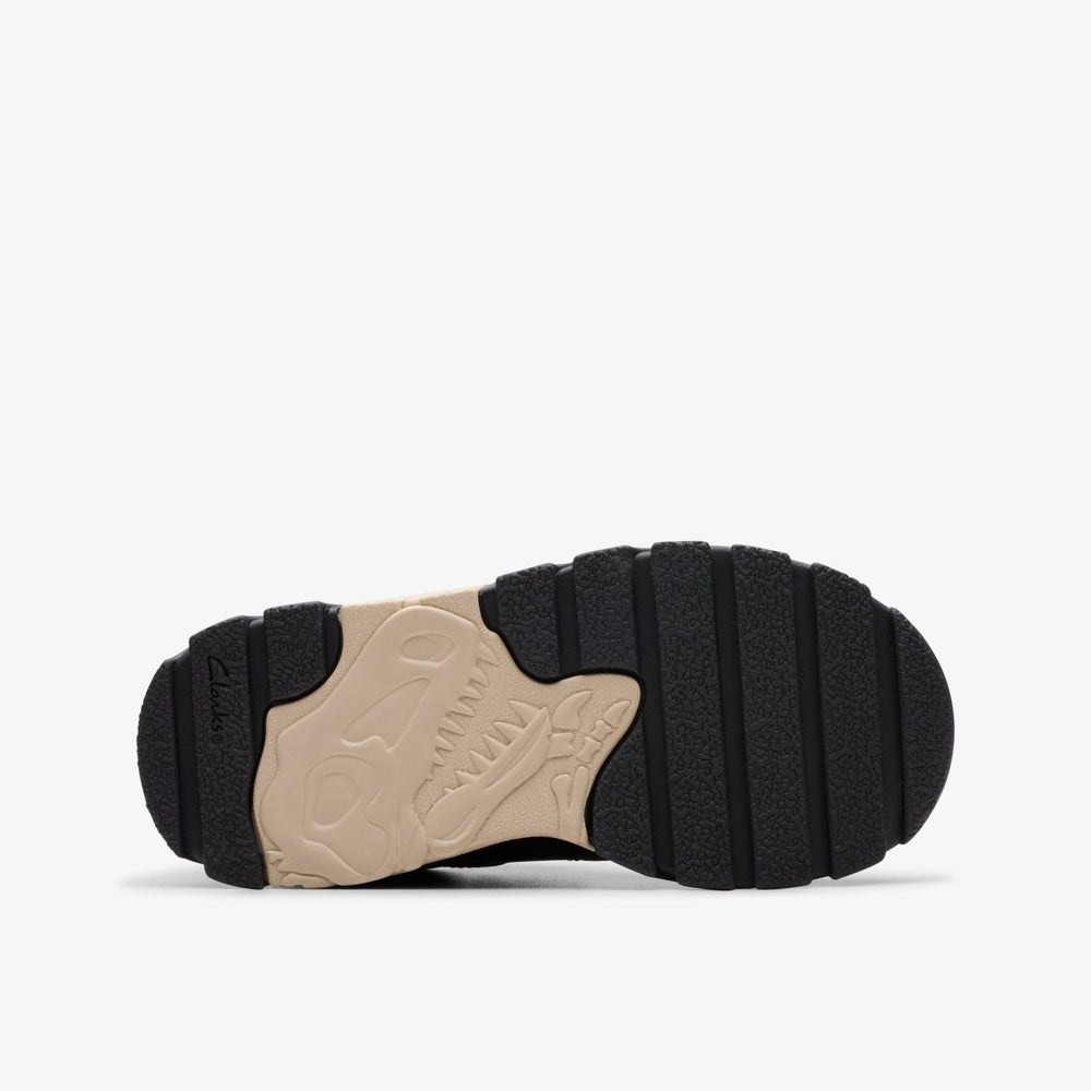 Steggy 2 Glow Kid Black Leather | Clarks discount
