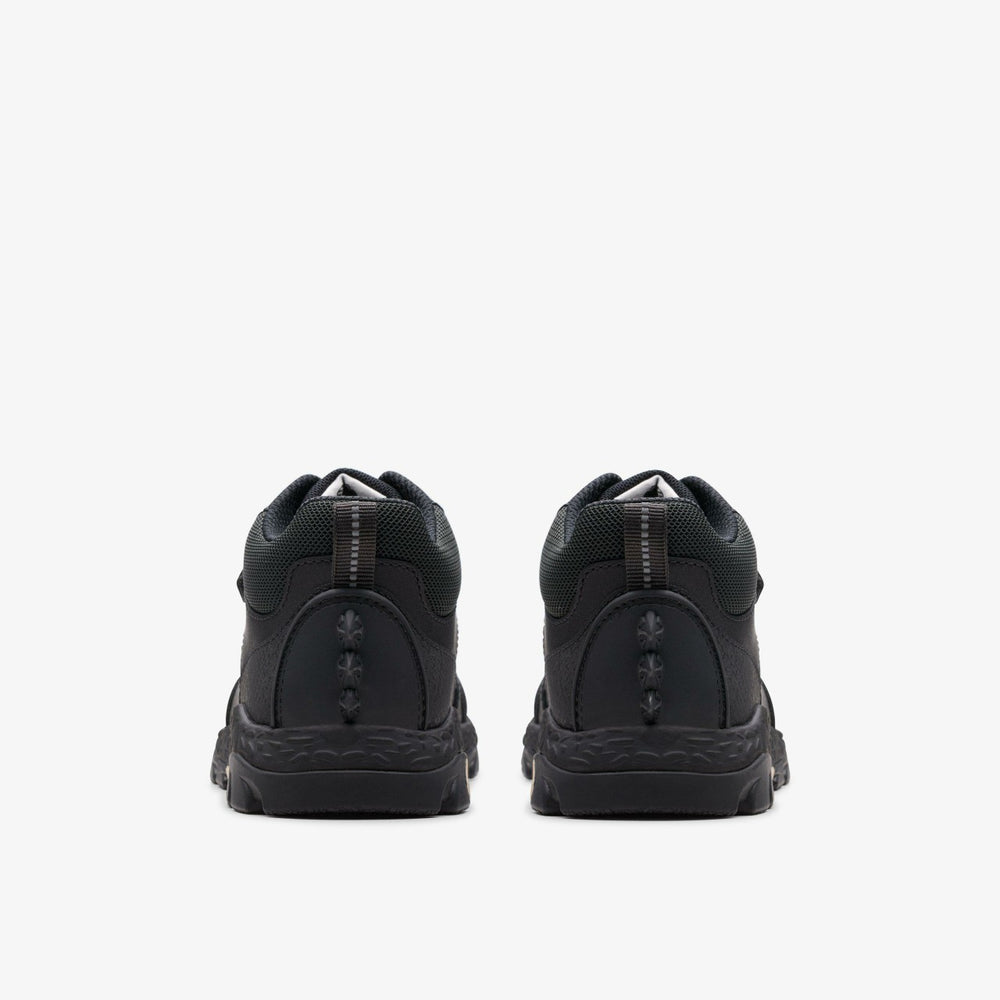 Steggy 2 Glow Kid Black Leather | Clarks discount