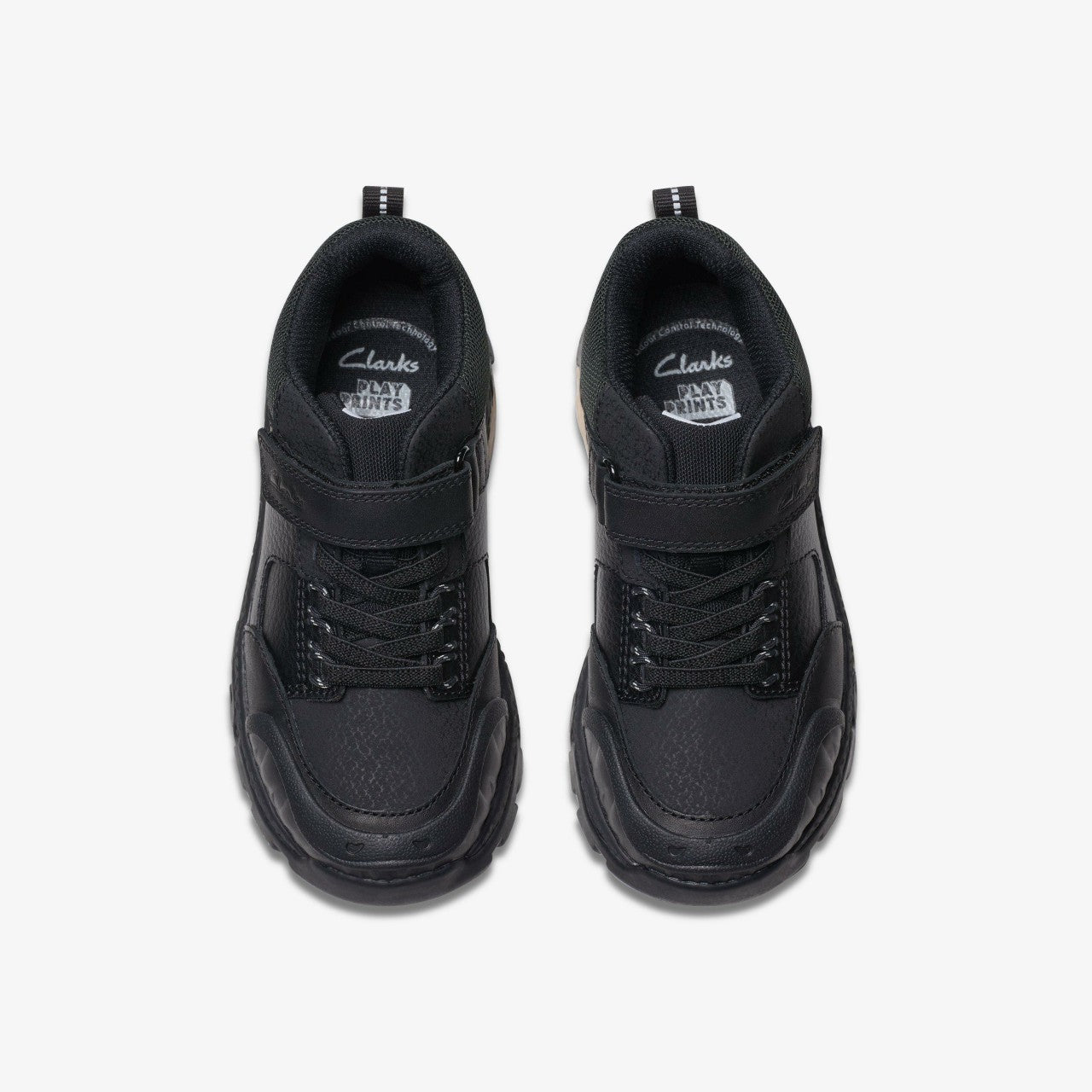 Steggy 2 Glow Kid Black Leather | Clarks discount