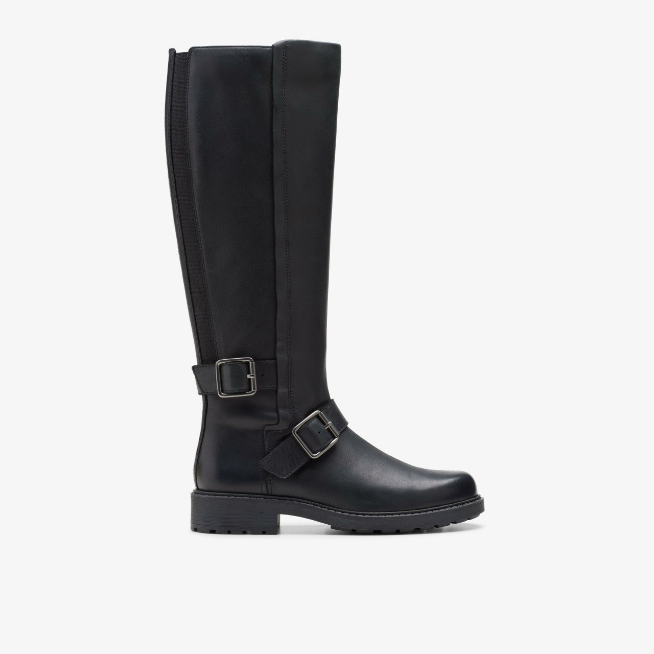 Orinoco2 Tall Black Leather | Clarks on Sale