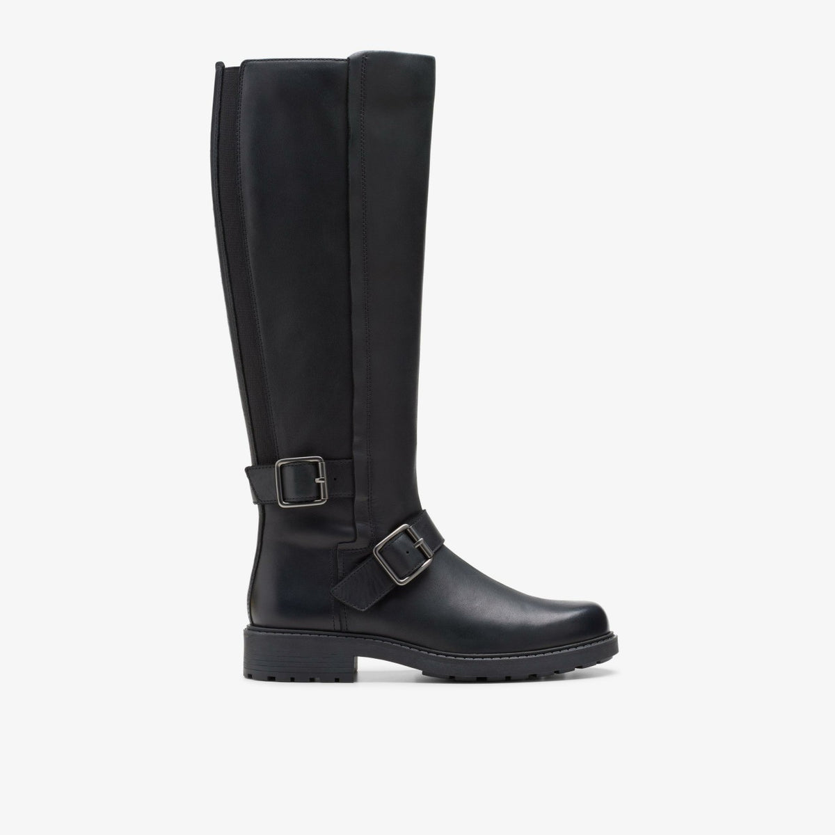 Orinoco2 Tall Black Leather | Clarks on Sale