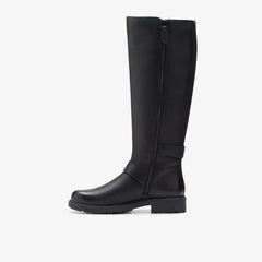 Orinoco2 Tall Black Leather | Clarks on Sale
