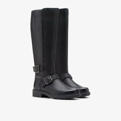 Orinoco2 Tall Black Leather | Clarks on Sale