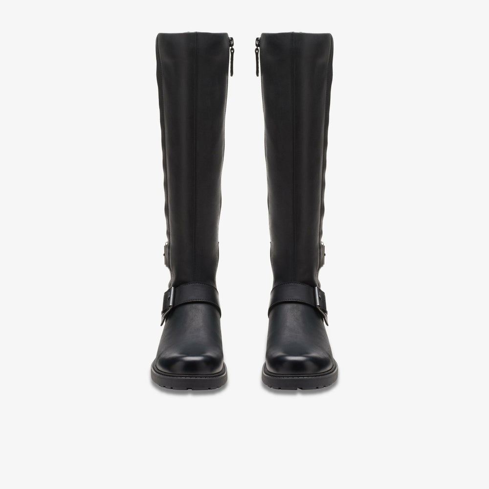 Orinoco2 Tall Black Leather | Clarks on Sale