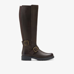 Orinoco 2 Tall Dark Brown Leather | Clarks discount