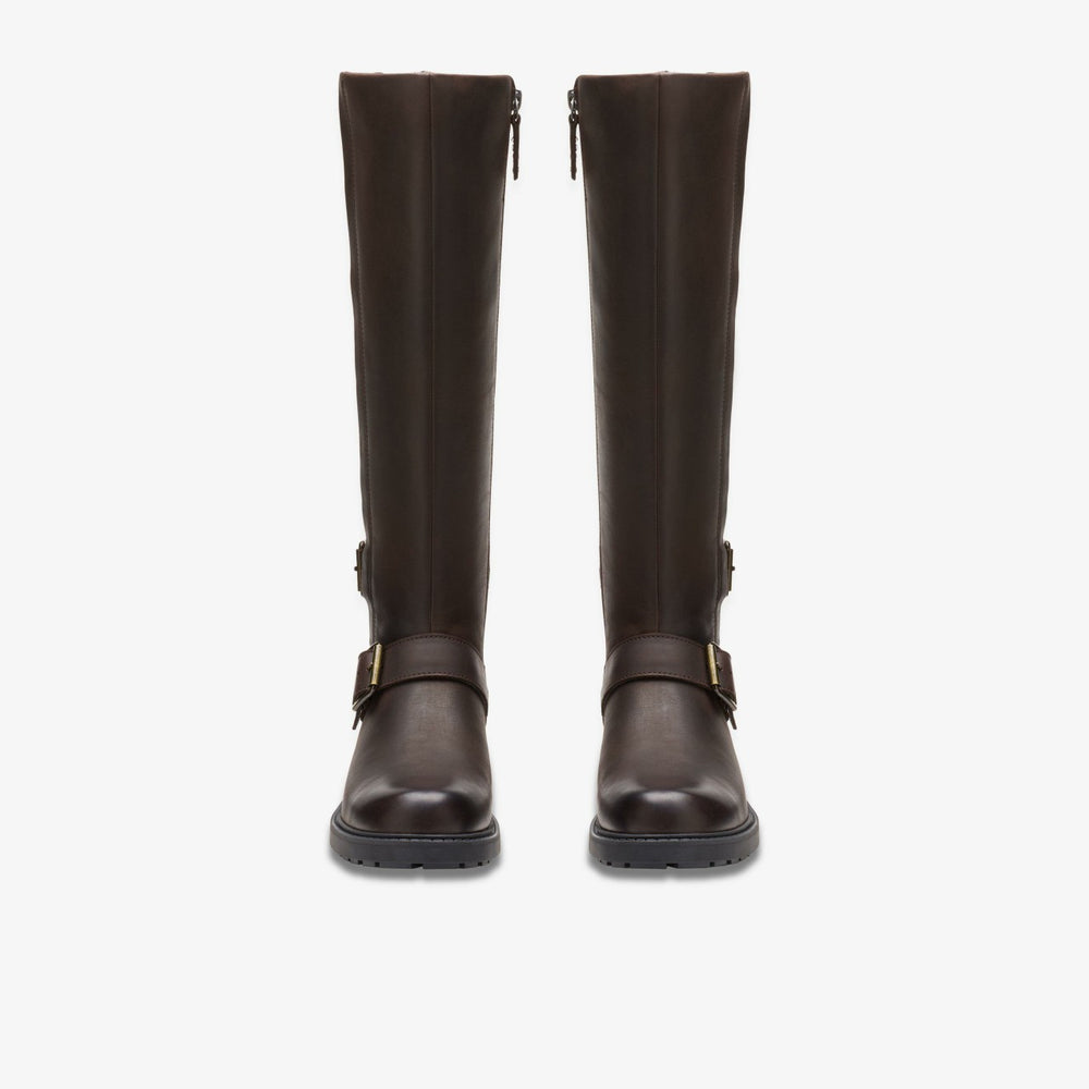 Orinoco 2 Tall Dark Brown Leather | Clarks discount