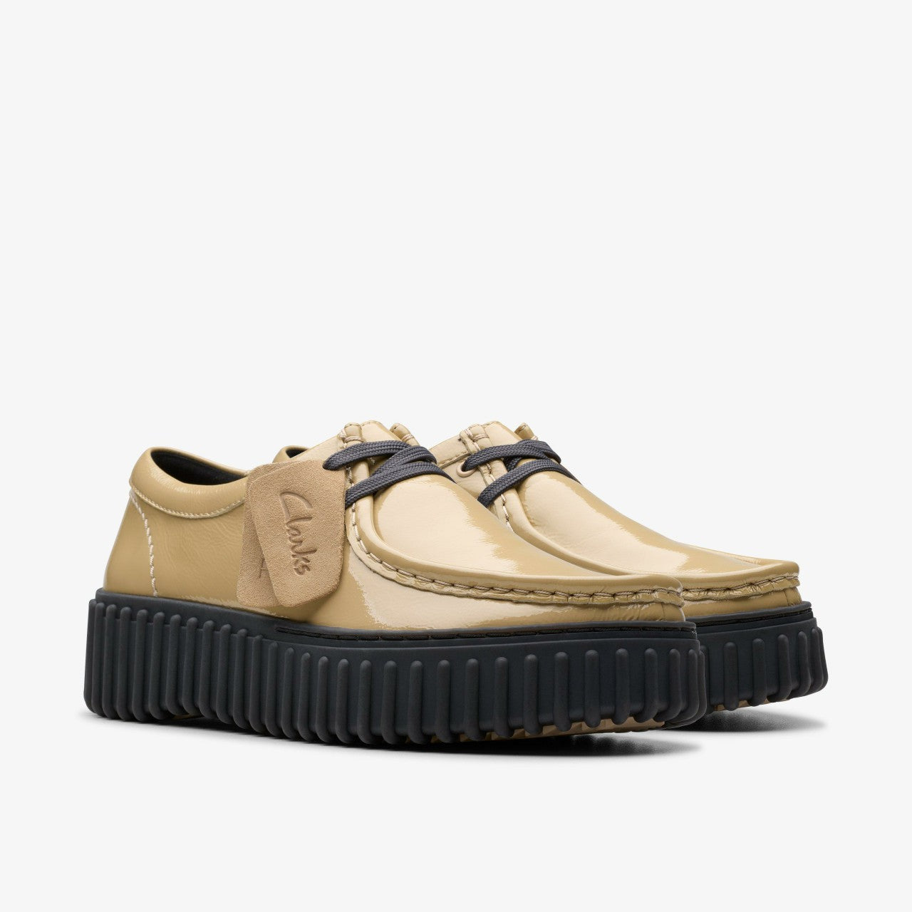 Torhill Bee Beige Patent | Clarks Sale