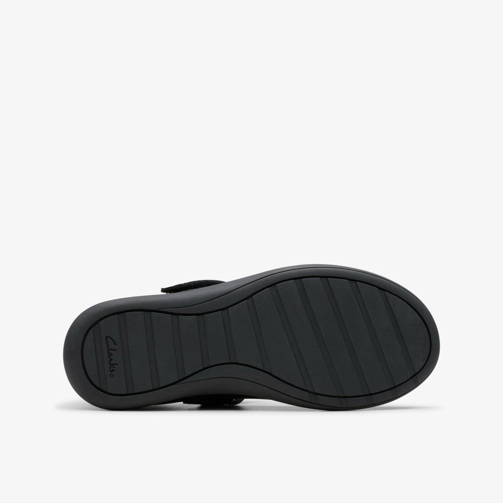 Etch Pure Kid Black Leather | Clarks outlet