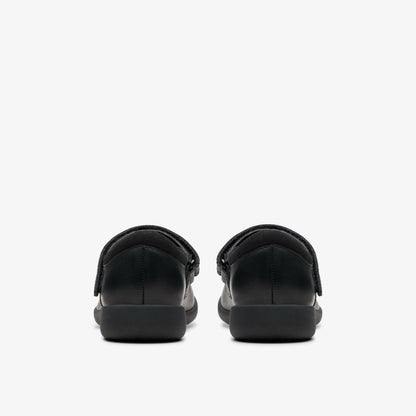 Etch Pure Kid Black Leather | Clarks outlet