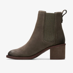 Chamberly Top Mole Grey Suede | Clarks for sale