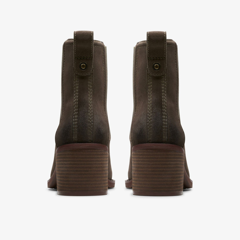 Chamberly Top Mole Grey Suede | Clarks for sale
