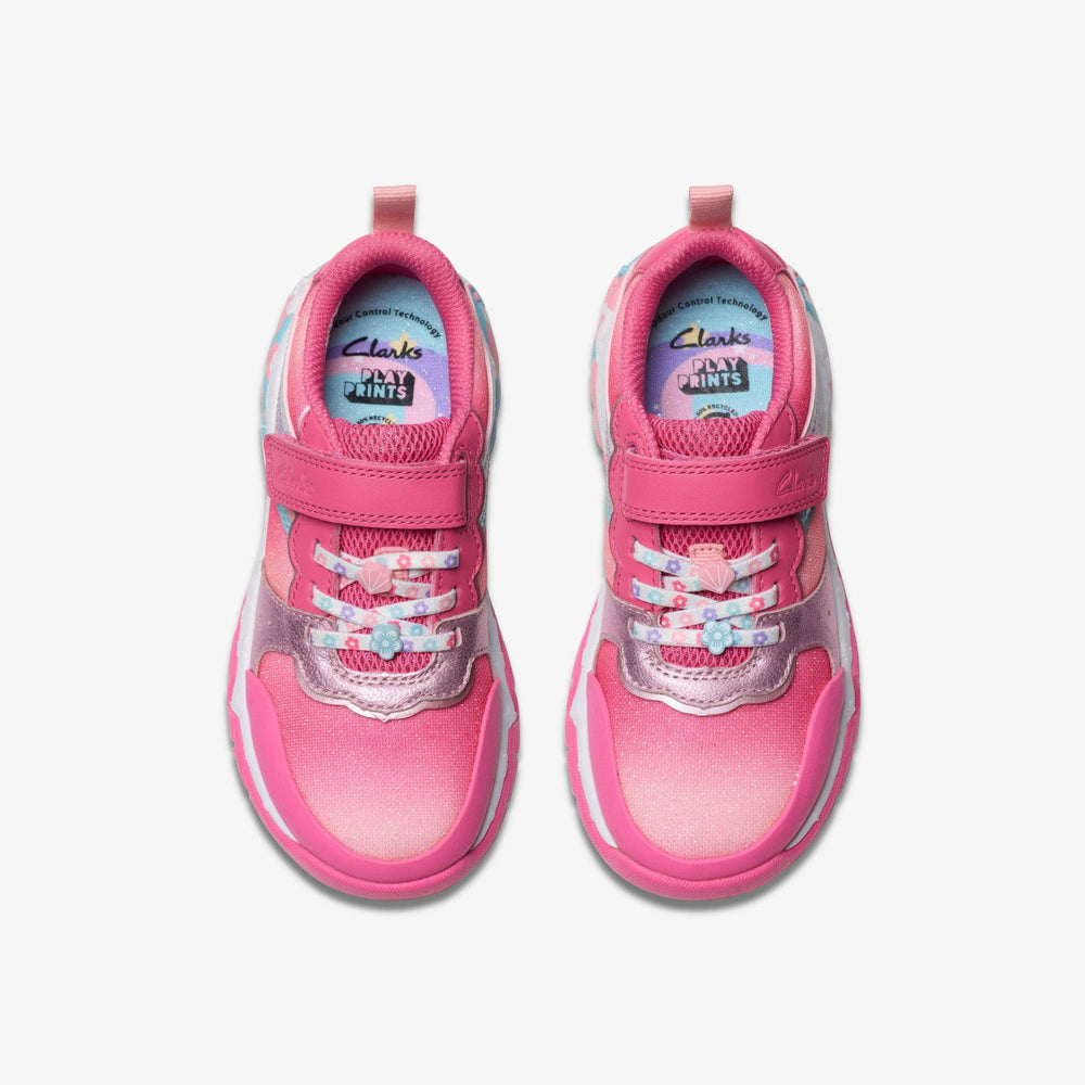 Tidal Star Kid Bright Pink Combination | Clarks Sale