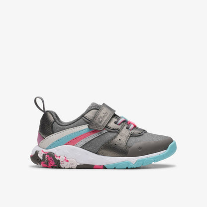 Tidal Star Toddler Gun Metal | Clarks for sale