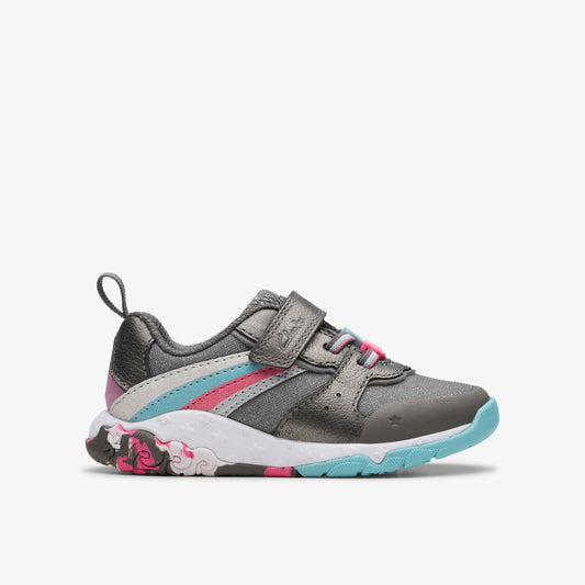 Tidal Star Toddler Gun Metal | Clarks for sale