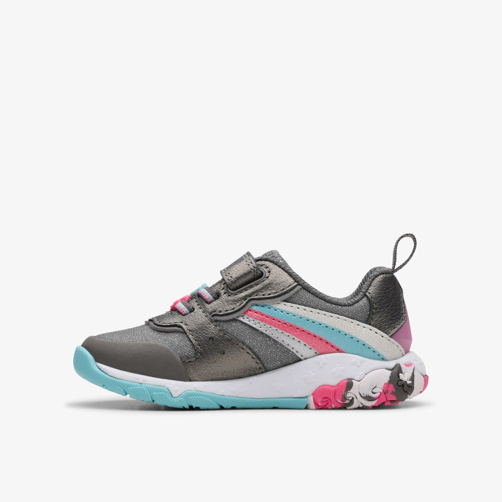 Tidal Star Toddler Gun Metal | Clarks for sale
