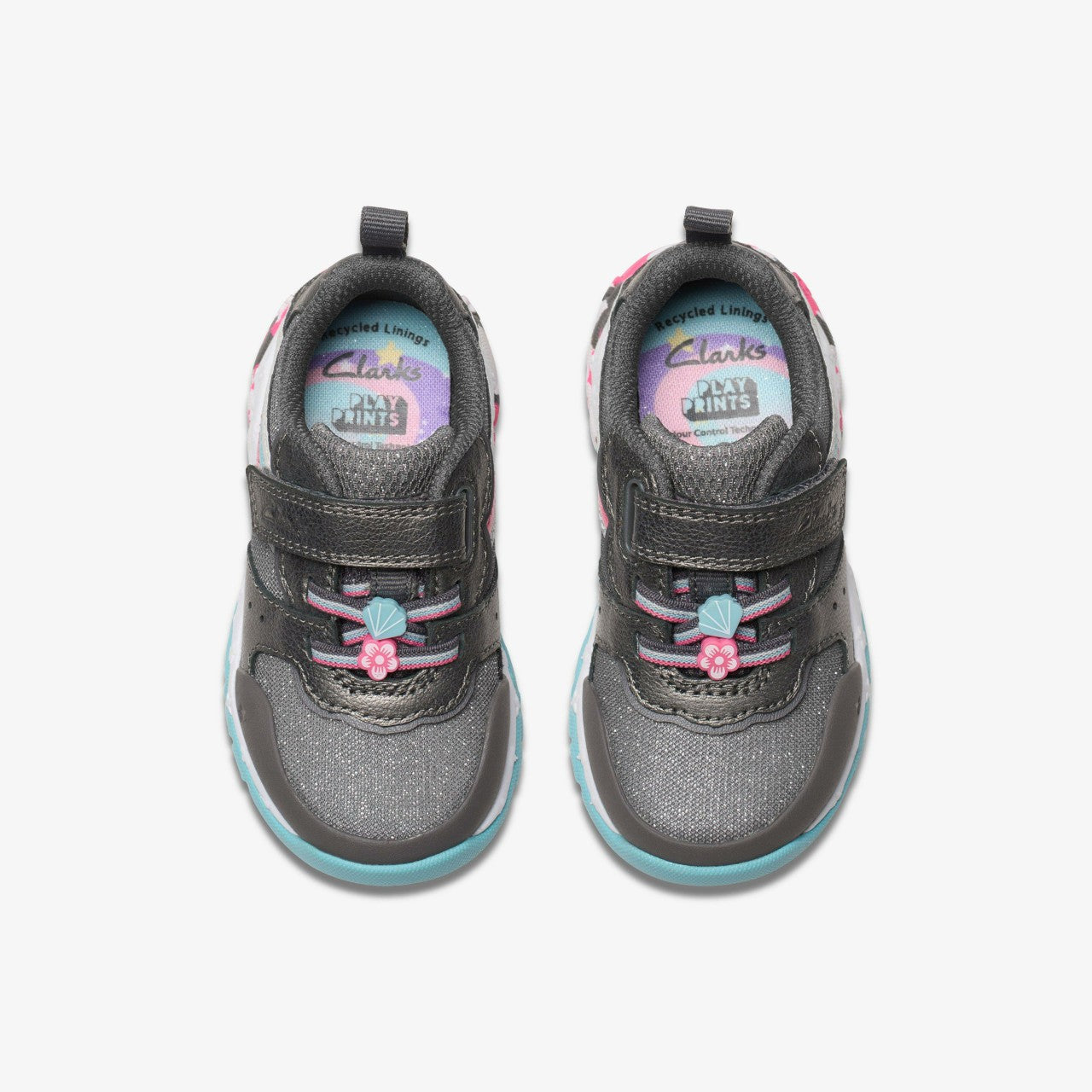 Tidal Star Toddler Gun Metal | Clarks for sale