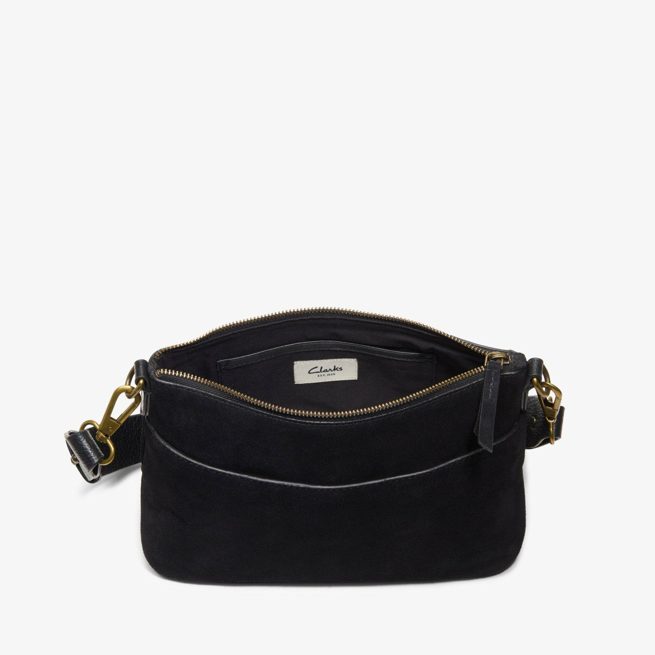 Willow Cross Black Suede | Clarks online