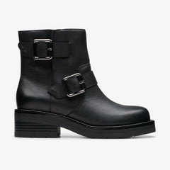 Rebelle Buckle Black Leather | Clarks outlet