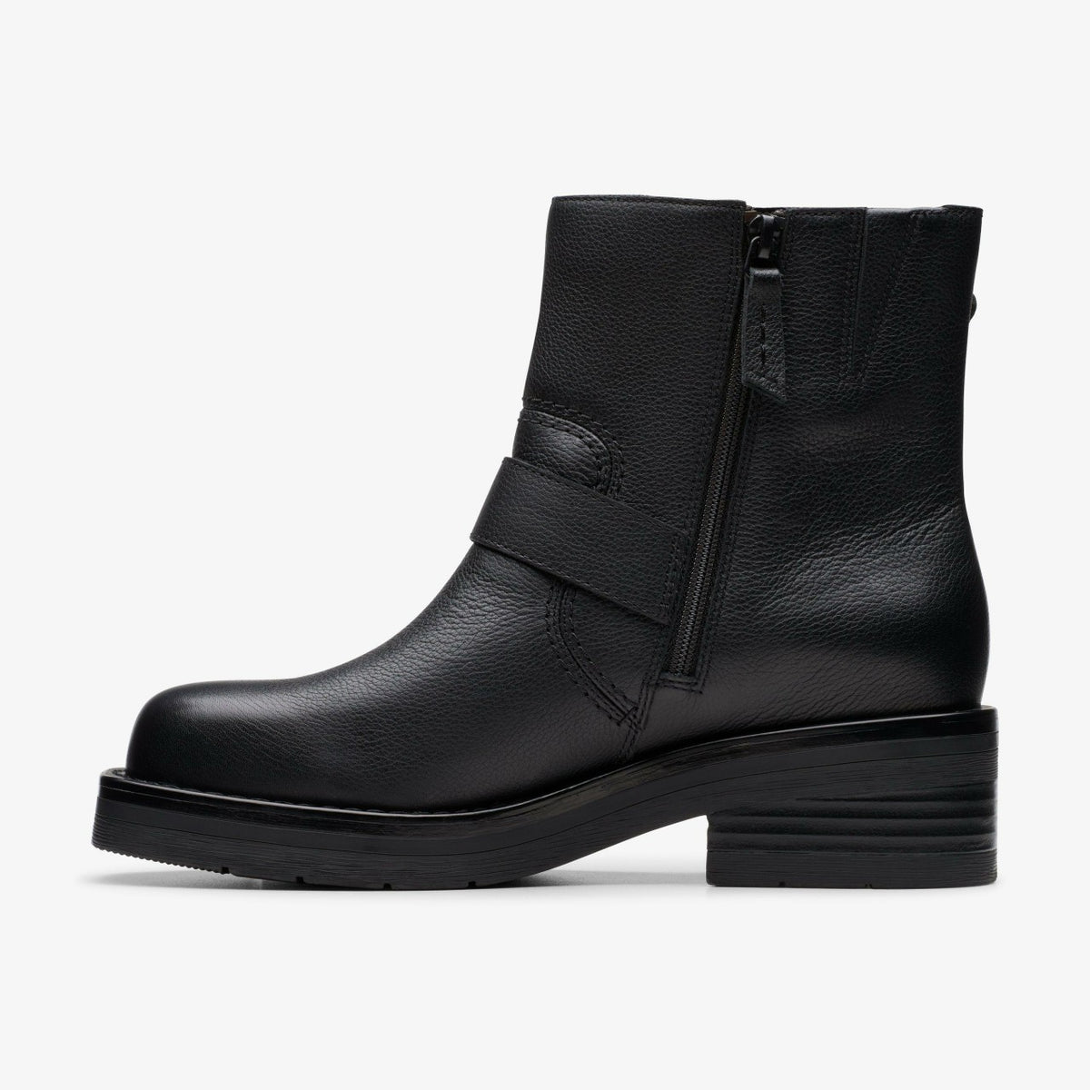 Rebelle Buckle Black Leather | Clarks outlet