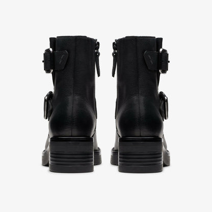 Rebelle Buckle Black Leather | Clarks outlet