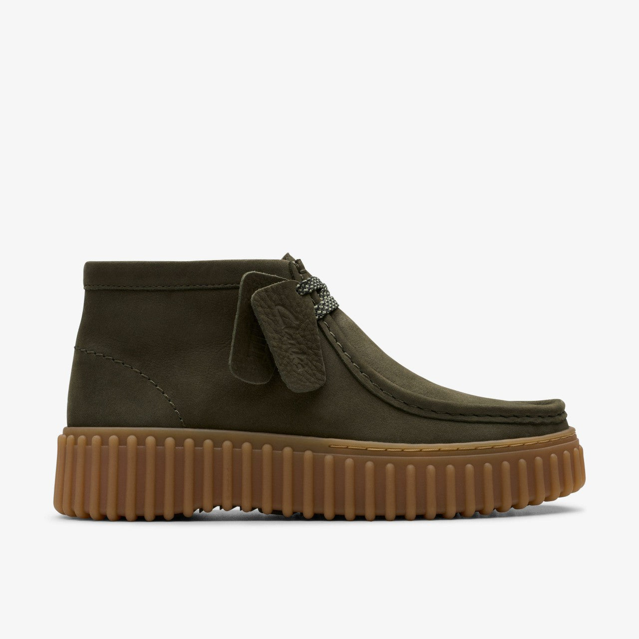 Torhill Moss Dark Green Nubuck | Clarks outlet