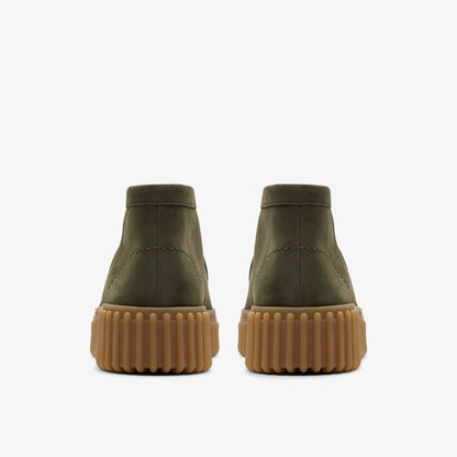 Torhill Moss Dark Green Nubuck | Clarks outlet