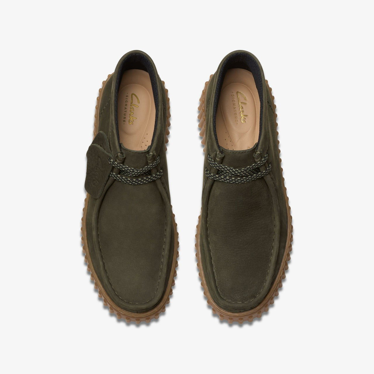 Torhill Moss Dark Green Nubuck | Clarks outlet