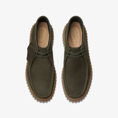 Torhill Moss Dark Green Nubuck | Clarks outlet