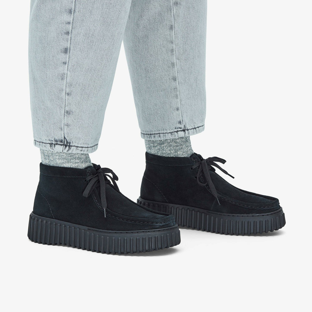 Torhill Moss Black Suede | Clarks discount