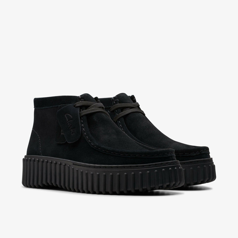Torhill Moss Black Suede | Clarks discount