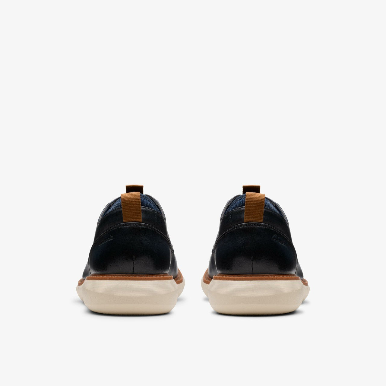 Brantin Plain Navy Leather | Clarks discount