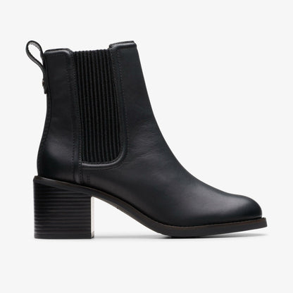 Chamberly Top Black Leather | Clarks Sale