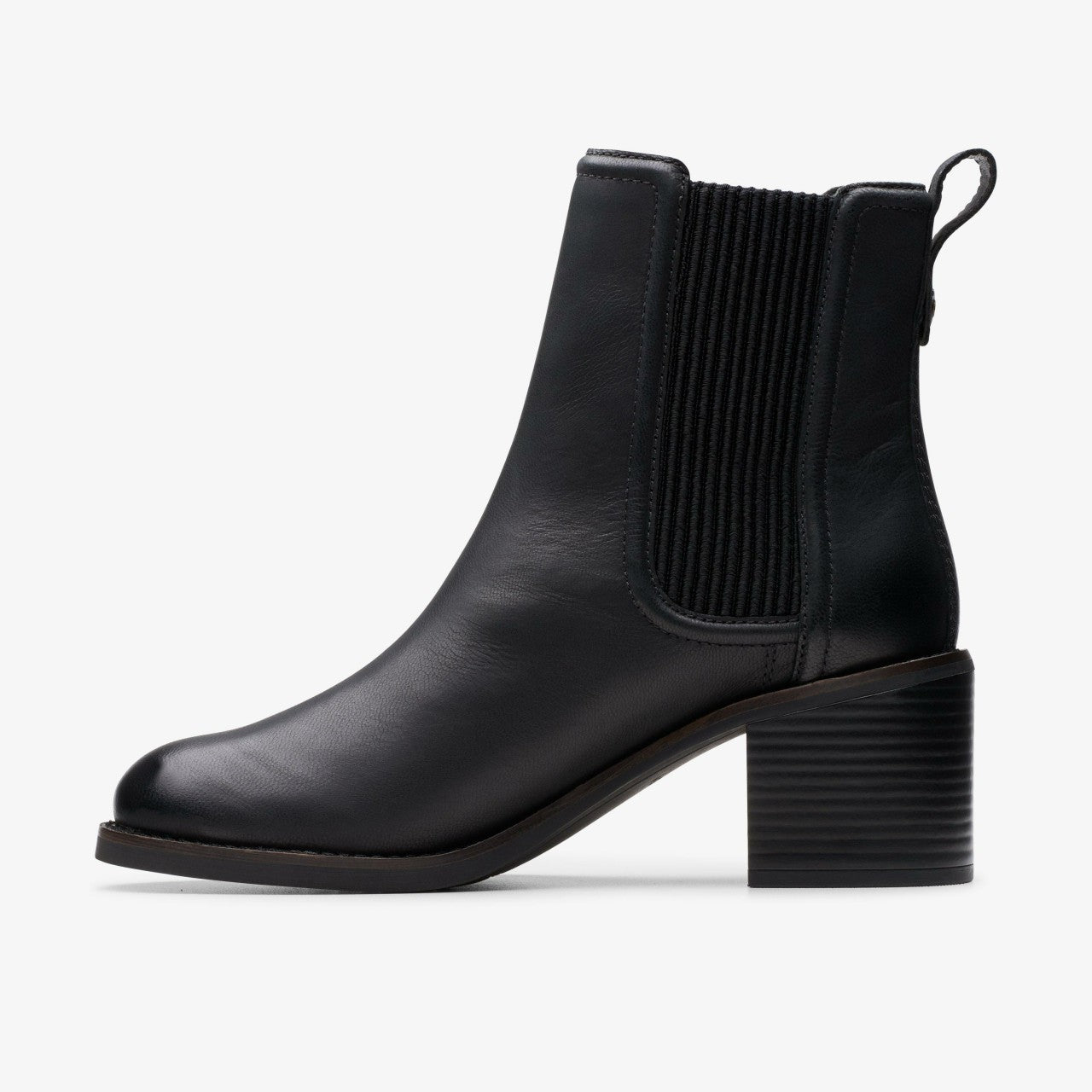 Chamberly Top Black Leather | Clarks Sale