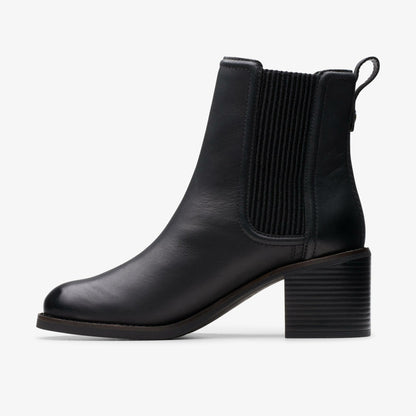 Chamberly Top Black Leather | Clarks Sale