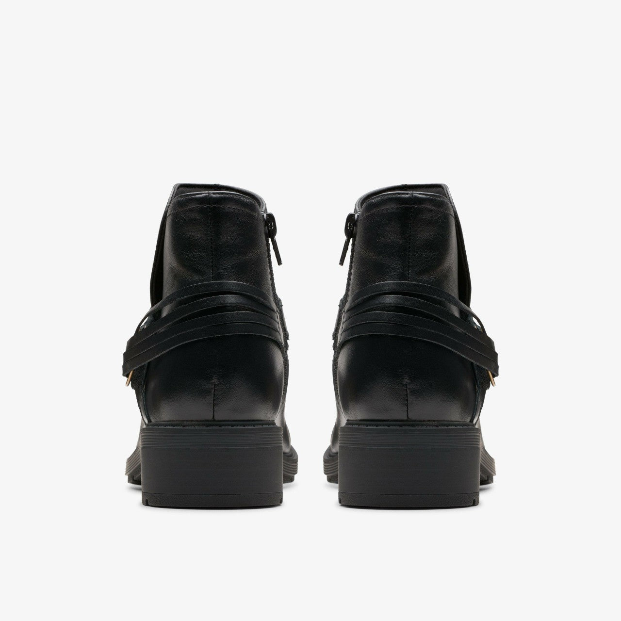Hearth Kaylie Ankle Boot Black Leather | Clarks outlet