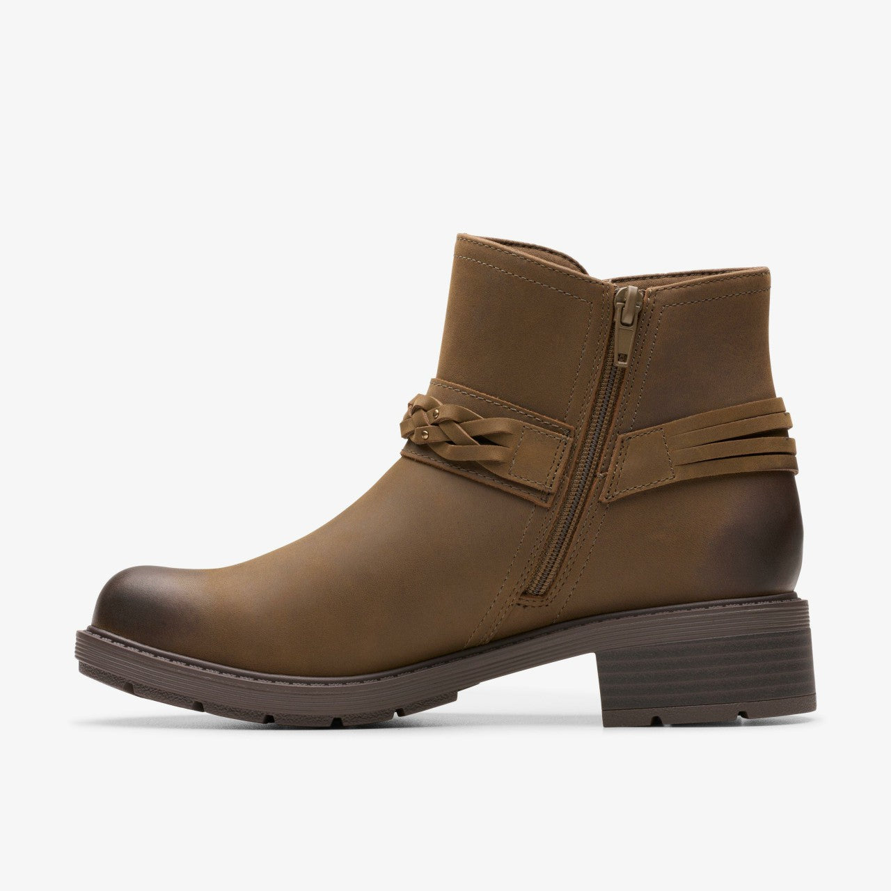 Hearth Kaylie Ankle Boot Mushroom Oily | Clarks discount
