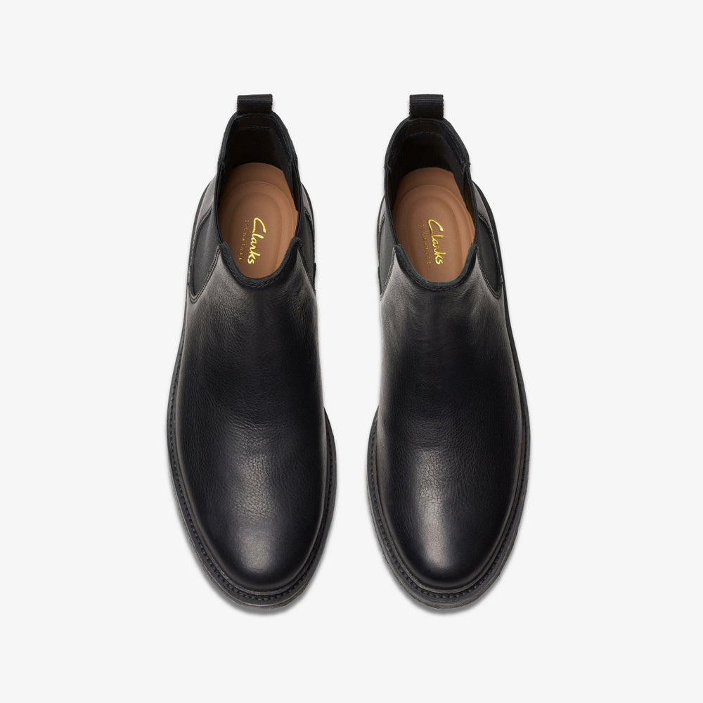 Clarkdale Easy Chelsea Boot Black Leather | Clarks discount
